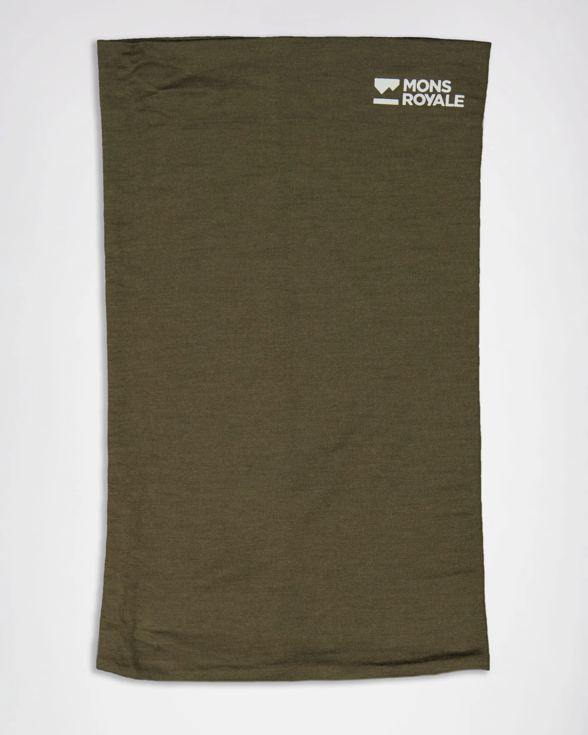 Double Up Merino Neckwarmer - Dark Olive