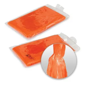 Emergency Poncho - Orange (Set of 50)