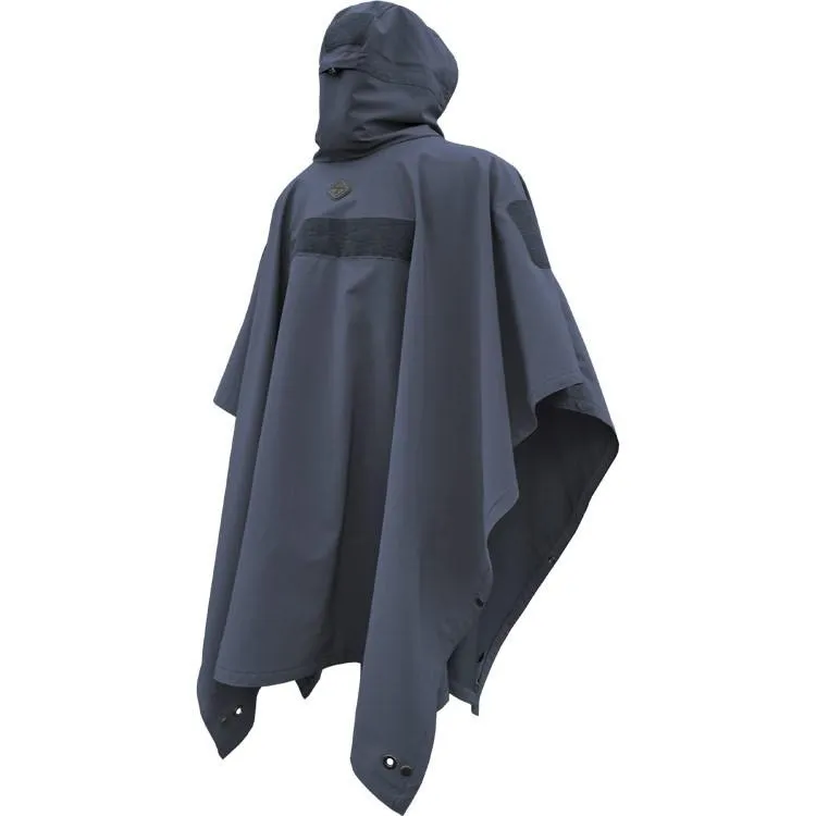 Hazard 4 Poncho Villa 2020 Version Technical Soft-Shell Poncho Navy Blue