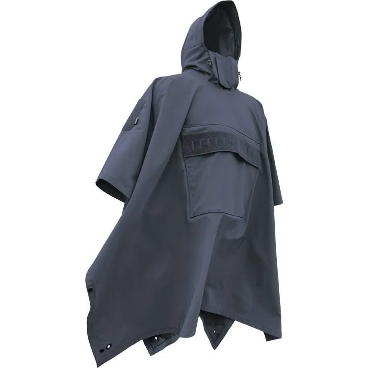 Hazard 4 Poncho Villa 2020 Version Technical Soft-Shell Poncho Navy Blue