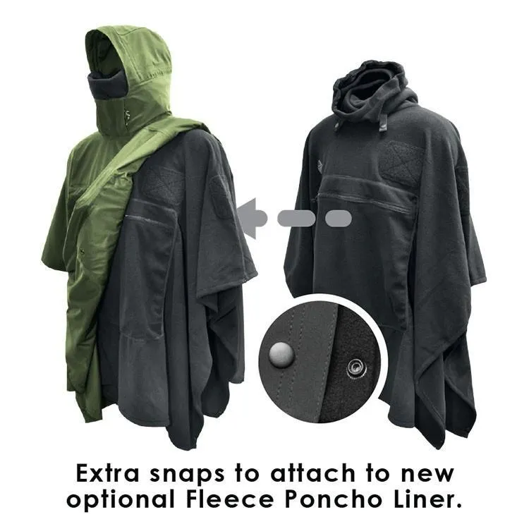 Hazard 4 Poncho Villa 2020 Version Technical Soft-Shell Poncho Navy Blue
